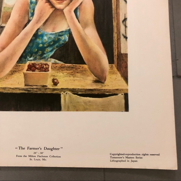 Big Eyes Margaret Keane Print Farmer’s Daughter - Picture 2 of 4